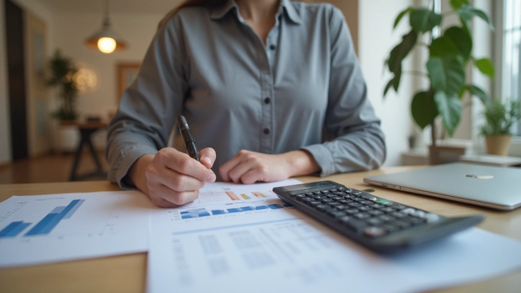 Профессиональное изображение планирования бюджета с использованием таблицы расходов и финансовых инструментов