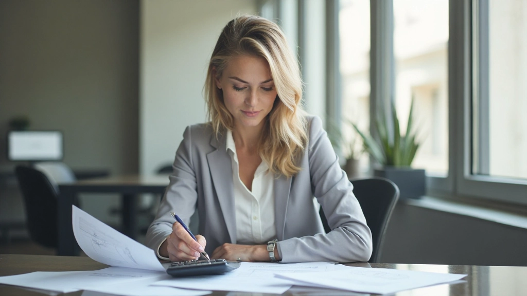 Организация финансовых документов и расчет резервного фонда на столе